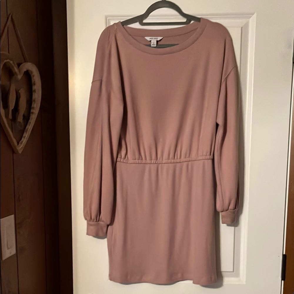 Nine west-Elegant Mauve Sweater Dress
